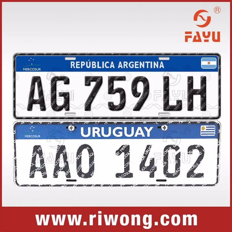 Mercosur plate (3)