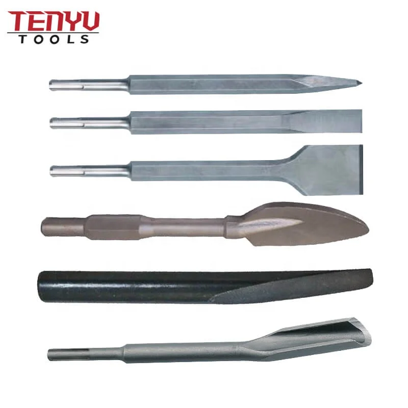 Sds Plus Max Point And Flat Hammer Drill Chisel Bit For Concrete And Stone Drilling Buy Sds