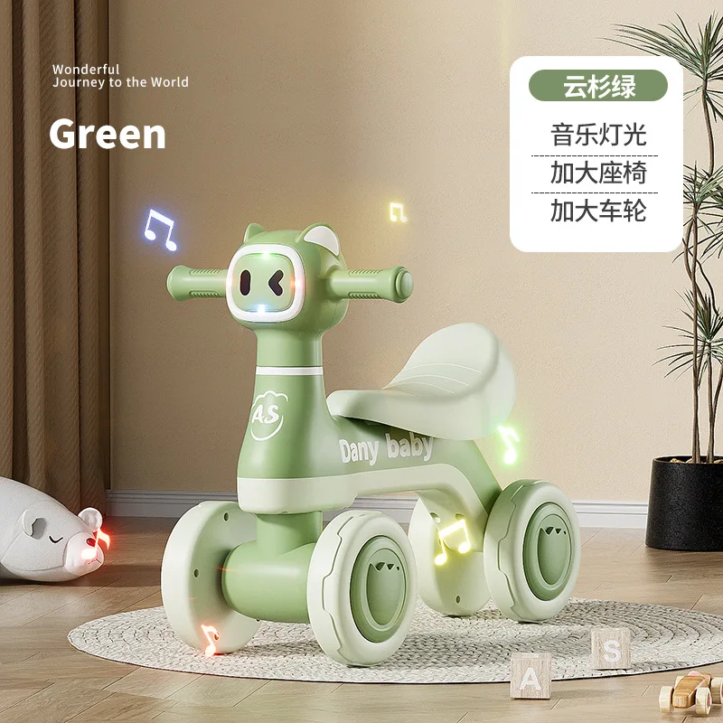 Baby Car Ride-On With 4 Wheels 1 To 3 Years