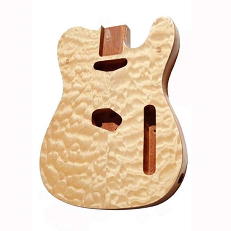 Quilted Maple Guitar Body Basswood Unfinished Tl Guitar Body For Guitar