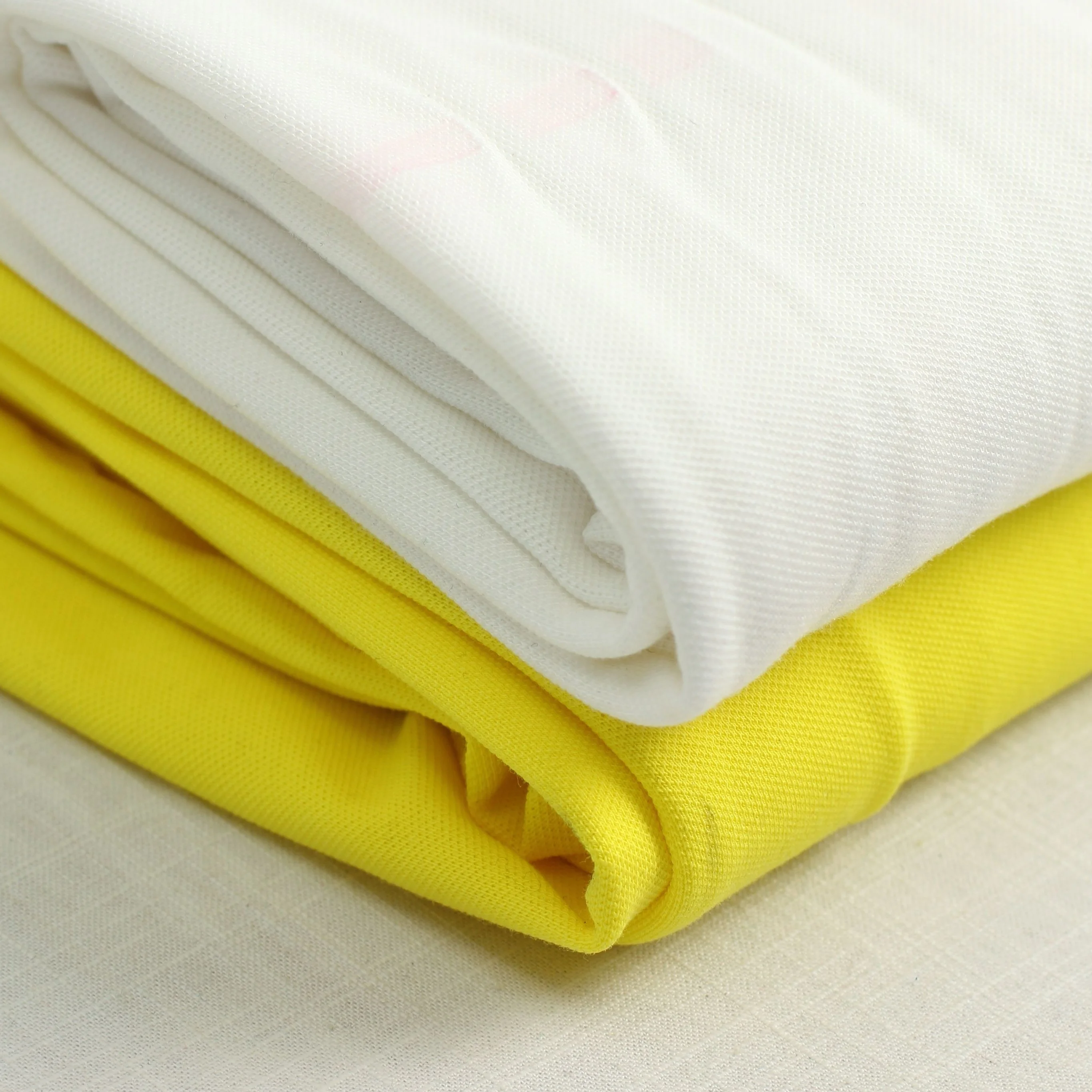 50 长短纤维棉丝光氨纶棉地面网布珍珠面料 pique 面料