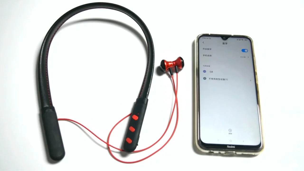 High Quality Wireless Bt Neckband Headphone Sports Running Gym