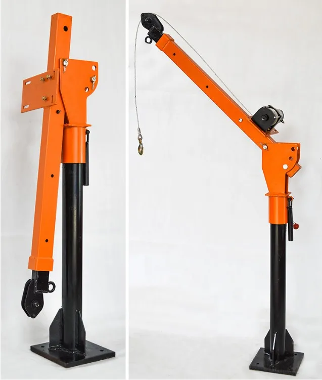 Small Lift Truck Crane Mini Pickup Hydraulic Truck Jib Crane For Sales