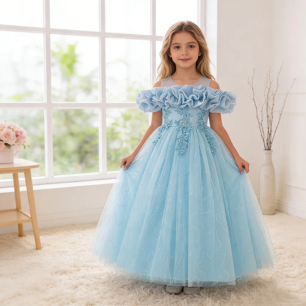 formal dress for 12 year girl Ashley Lauren Kids 8212 Size 12 Girls Red Pageant Dress main image 0