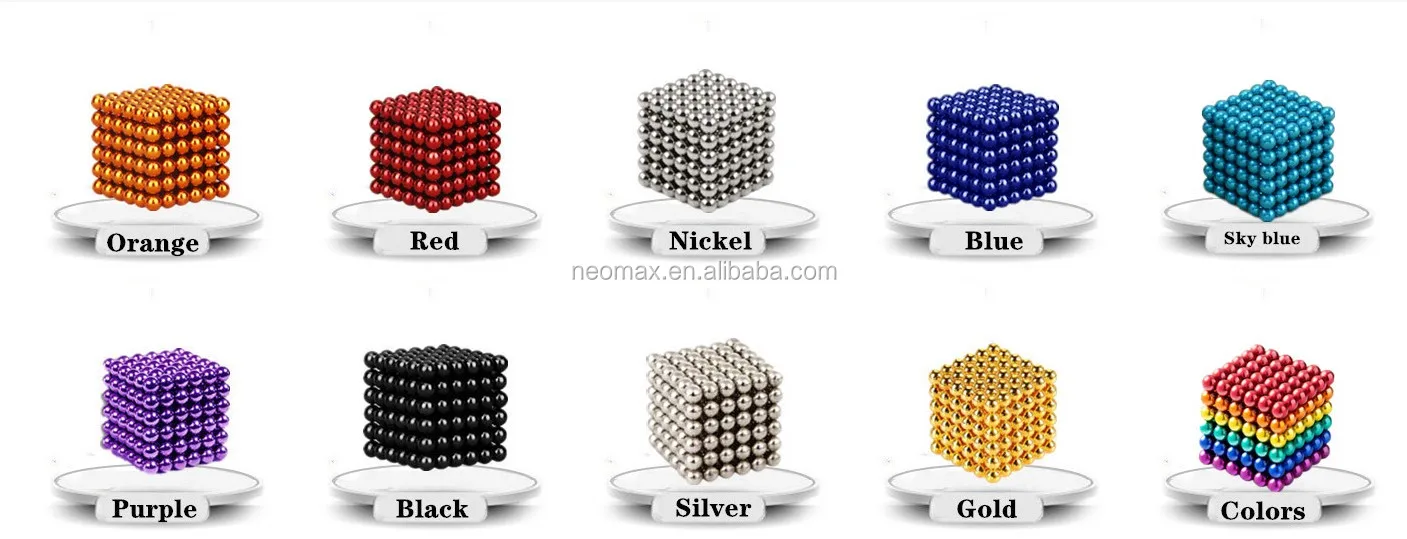 Hot sale magnetic toys 3mm 5mm 216 pcs strong colour magnetic rods magnetic balls