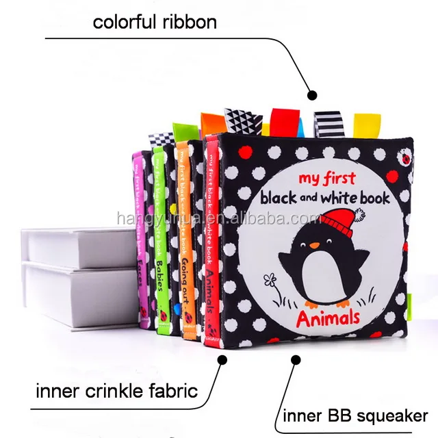 My First Black And White Book Soft Baby Cloth Book Fabric Books Buy