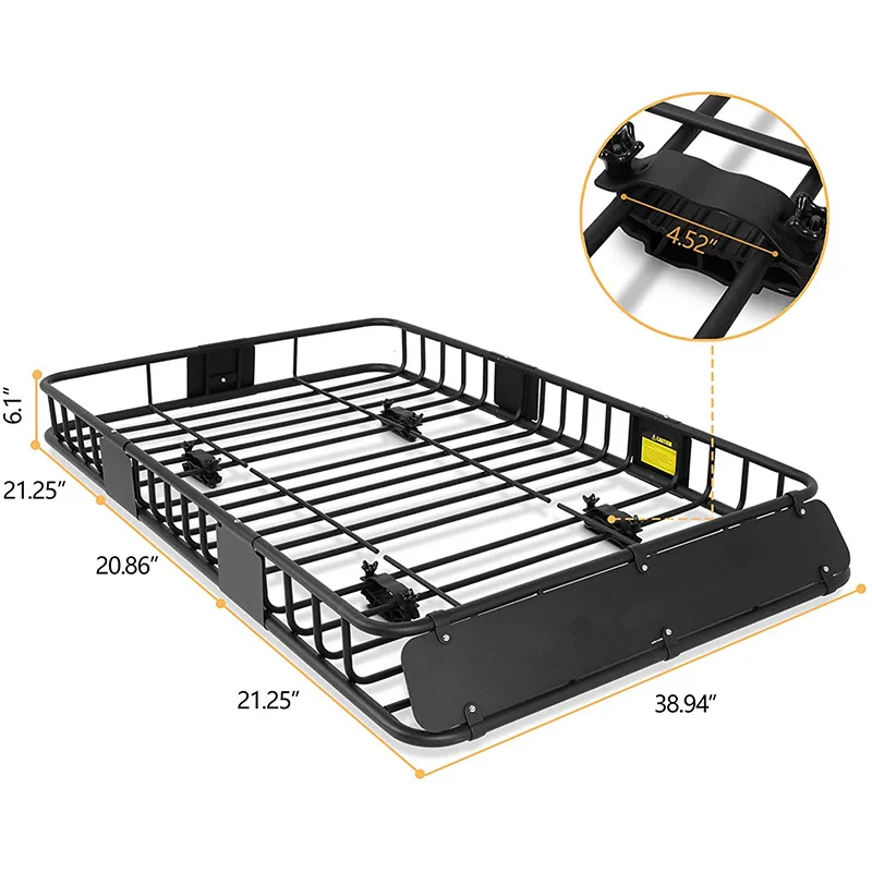64 Inch Roof Rack Storage Roof Rack Clamps Roof Rack Mounting Brackets