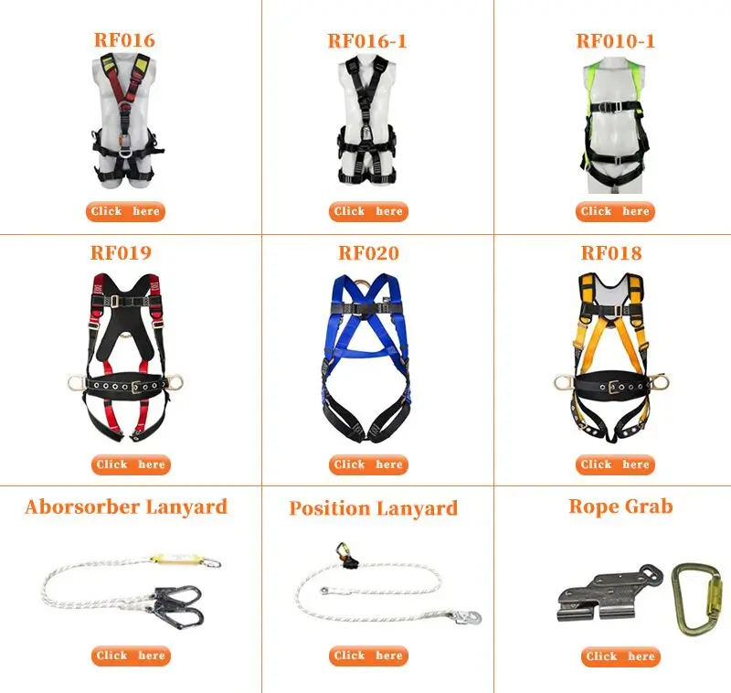 Ce Standard Fall Protection Construction Full Body Safety Harness For
