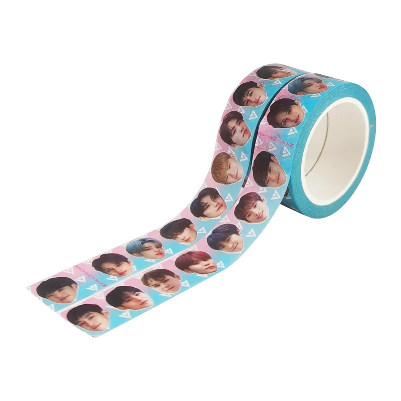 

kpop washi tape,100 Rolls, 6 printing colors and cmyk