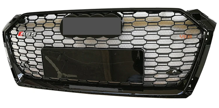 汽车汽车配件蜂窝格栅用于奥迪a5 s-line s5 rs5风格2017 2018 2019