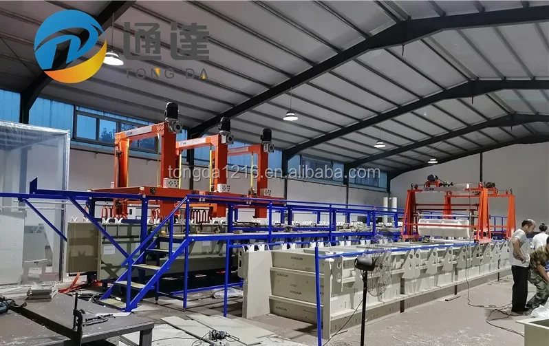 Copper Cathode Plate Production Line Barrel Plating Machine Chrome