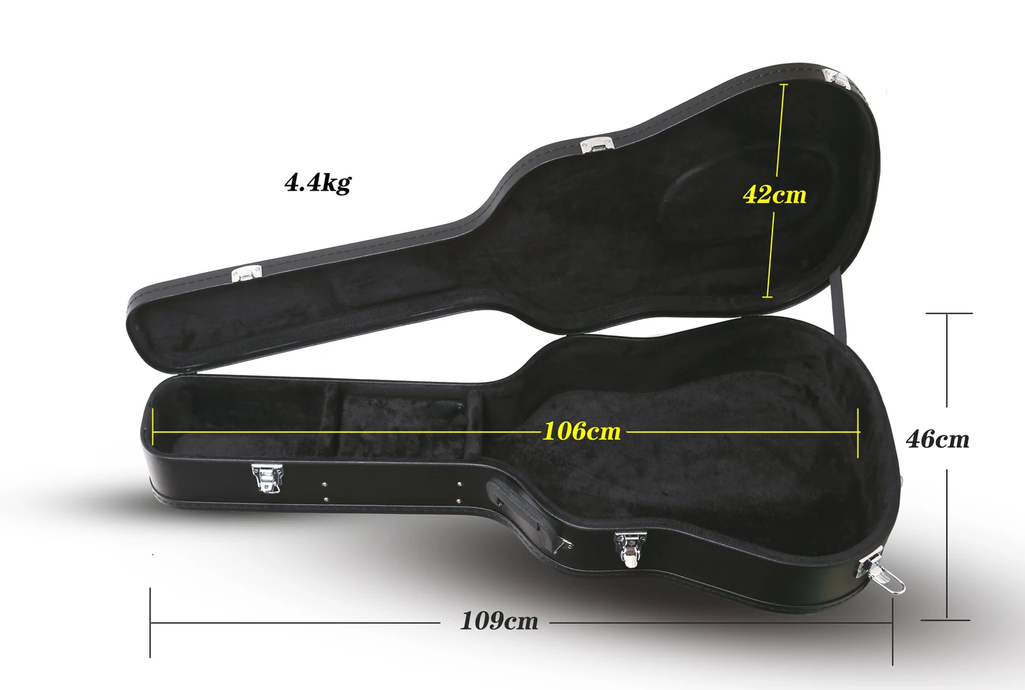 Fashion Highquality Leather Guitar Bag Hardshell Caser Accessories