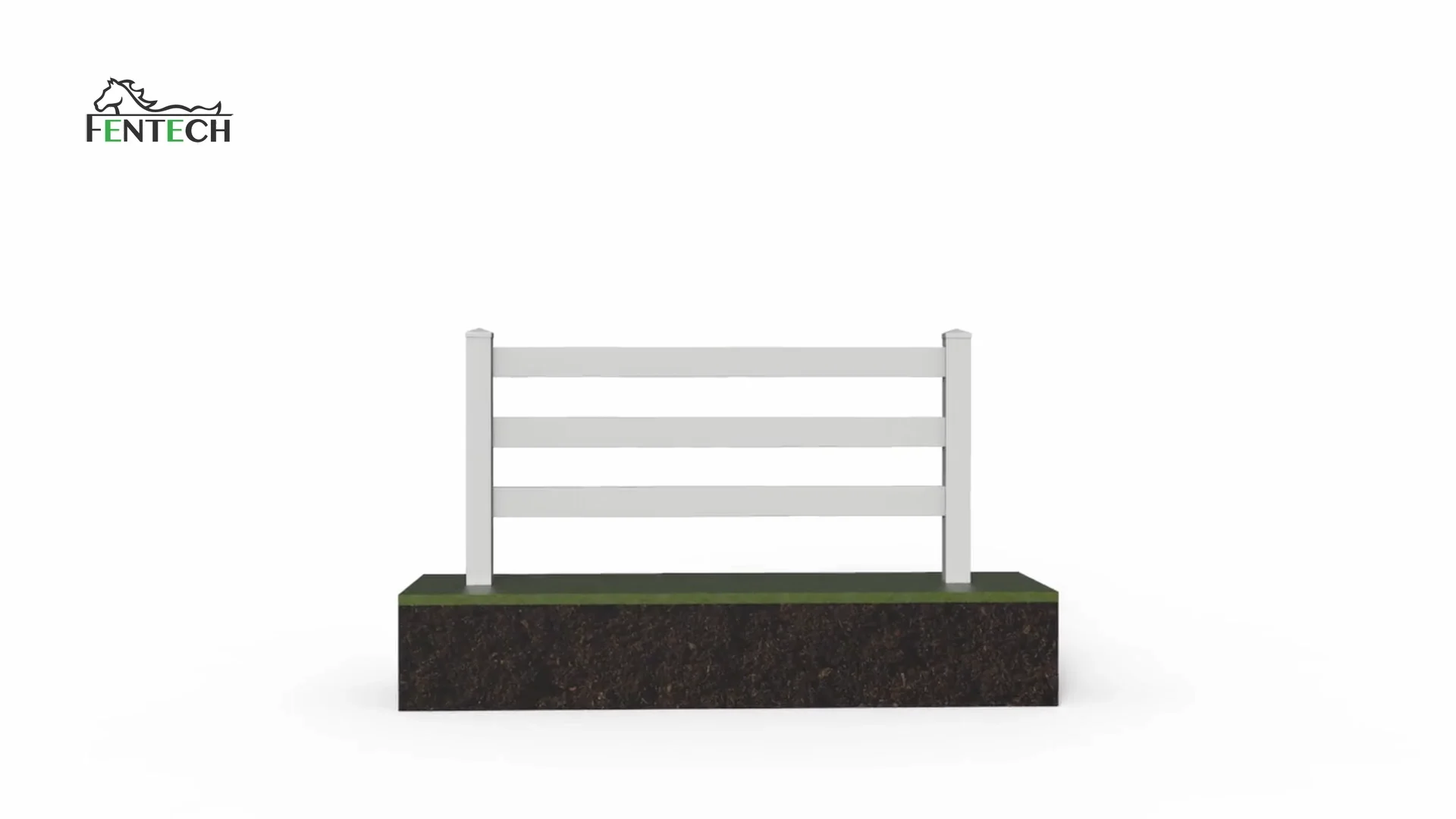 Fentech Plastic Pvc Fencing For Horses,White Horse Fence Buy White