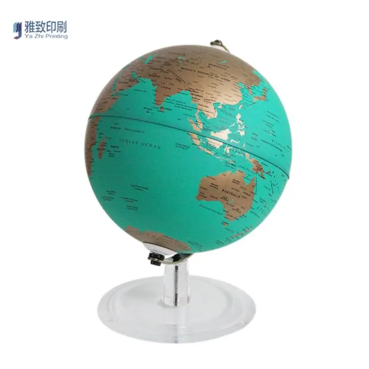 Desk Top Decorative Rotating Globe Rotating Toy Globe For Children