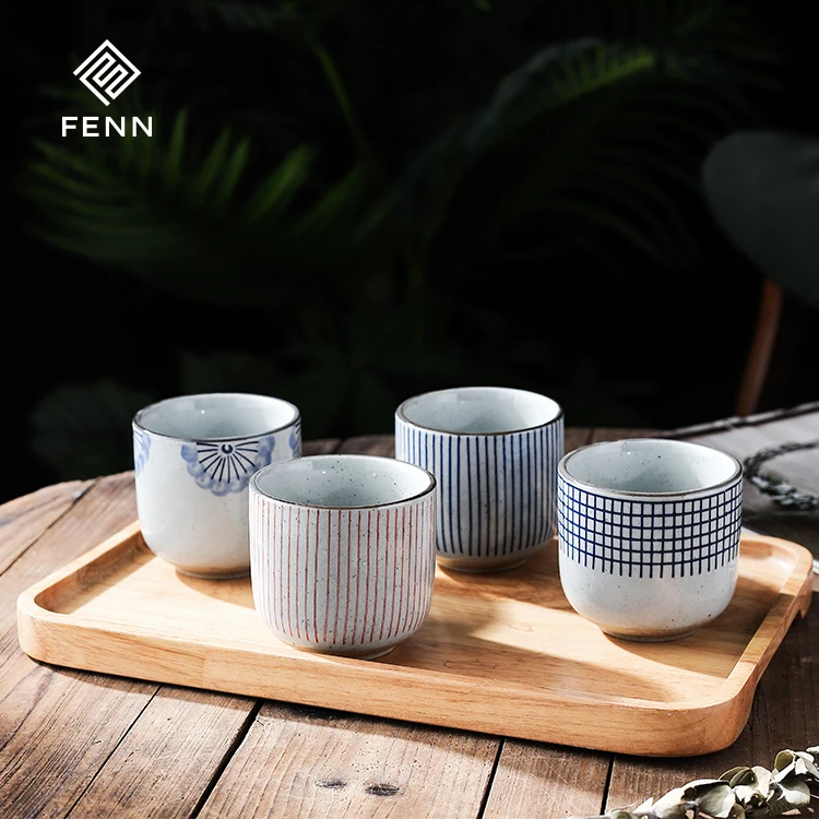 product fenn new fashion japanese style round shape 200ml handmade tea cups manufacturers vintage coffee cup ceramic wholesale for gift-63