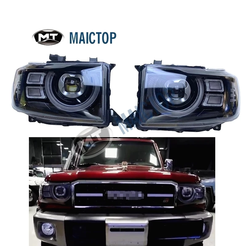 Maictop Car Accessories Modified Led Headlight For Land Cruiser 79 75