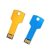 Customized Logo Colorful Key Shape Programmable Sublimation 64gb 128 Gb USB flash drive