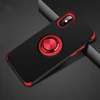 TPU PC Armor Car Magnetic Metal Ring Holder Phone Case For Iphone XS MAX Shockproof Case