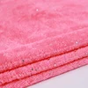 Fast delivery glitter gold stamping knitting flannel fleece fabric for blanket