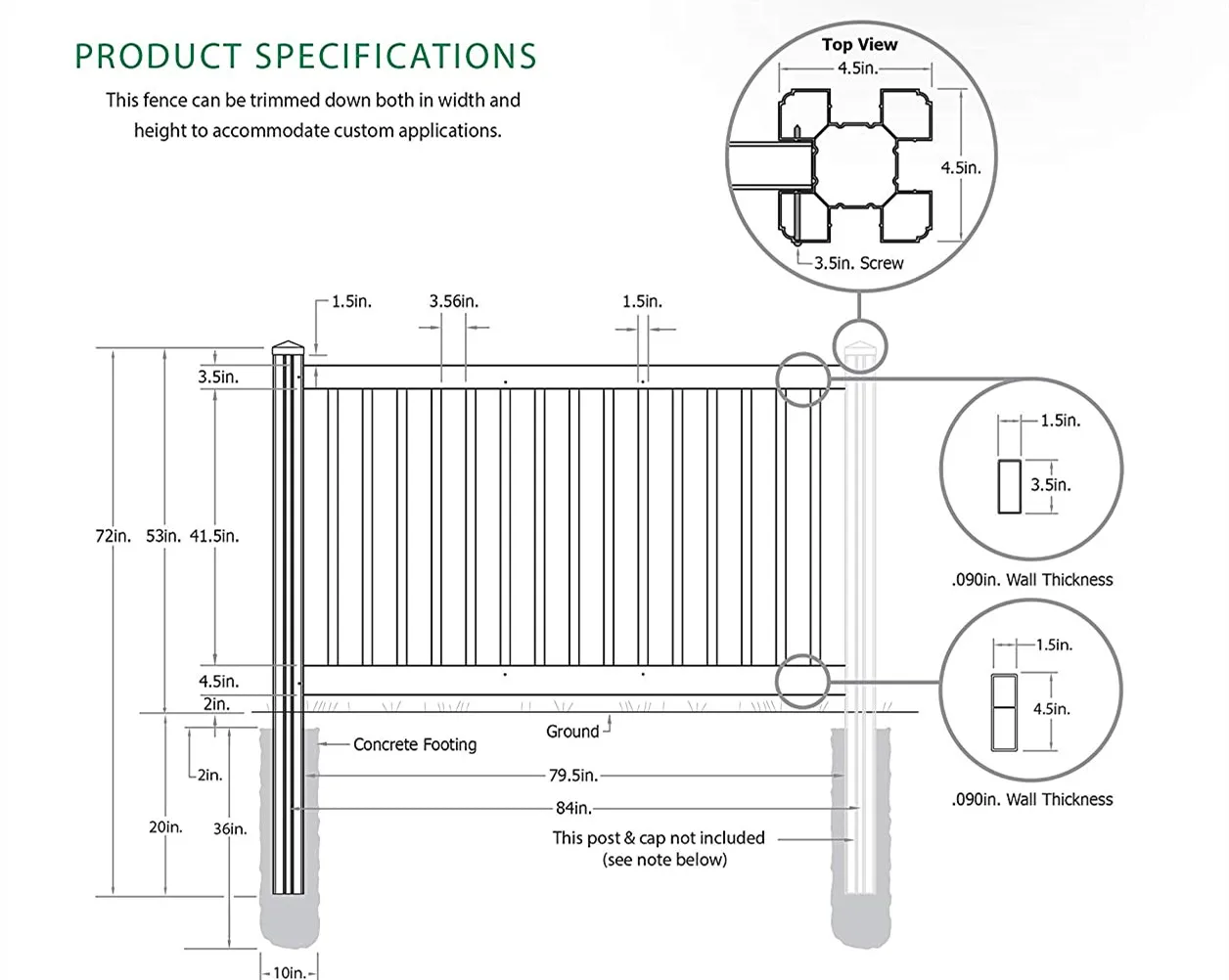 Privacy Designs Cheap Decorative Garden Plastic Vinyl Panel Fencing ...