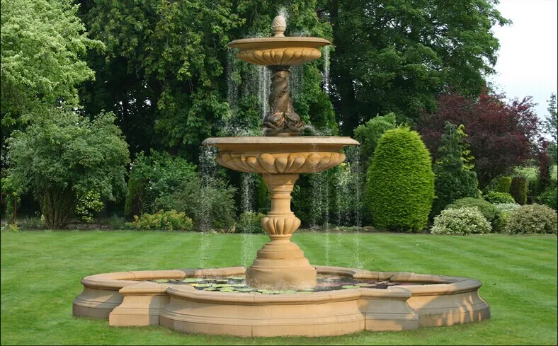 古典园林喷泉图片