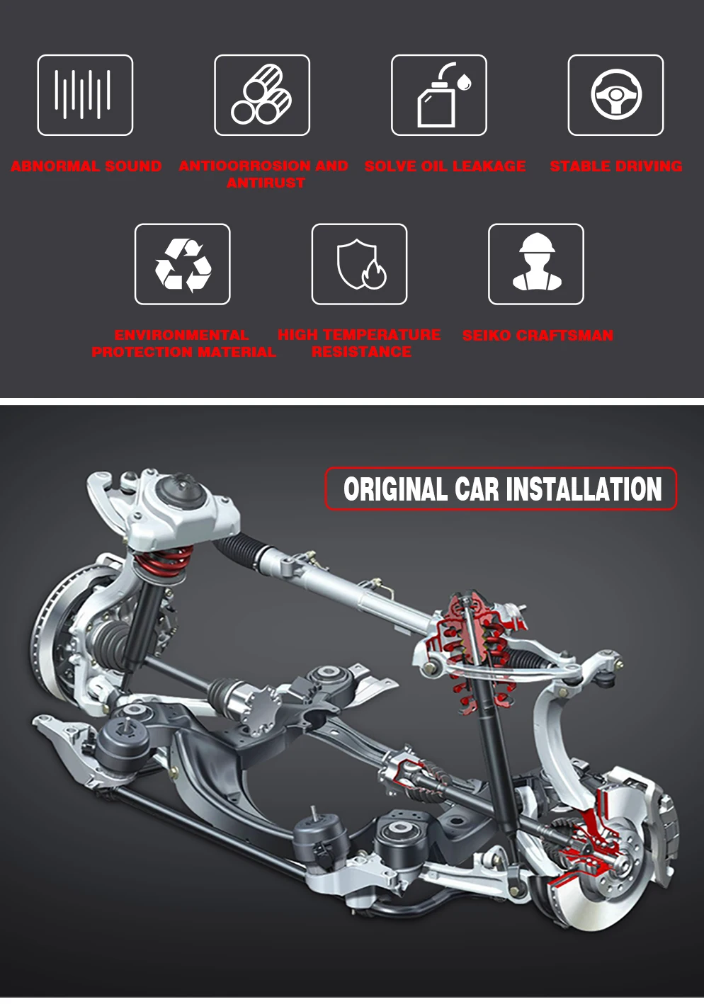 High-quality Power Steering Gear Box for Toyota Hiace