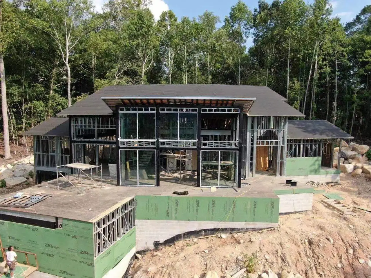 Framecad Steel Structure Prefab House - Luxury & Pool
