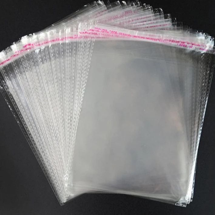 
two side sealing heat cutting pp opp bopp bag making machine 