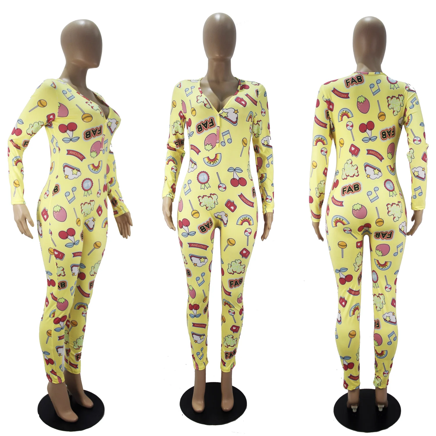 New Arrival Romper Pajamas For Women Onesie Designer Long Sleeve