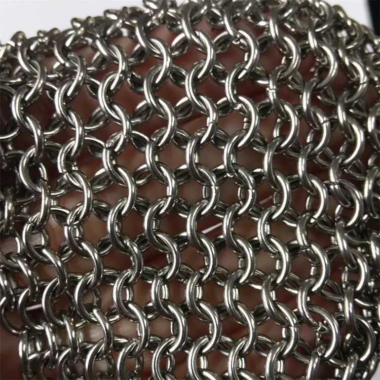 Stainless Steel 304 Welded Chainmail Ring Mesh Buy Welded Chainmail