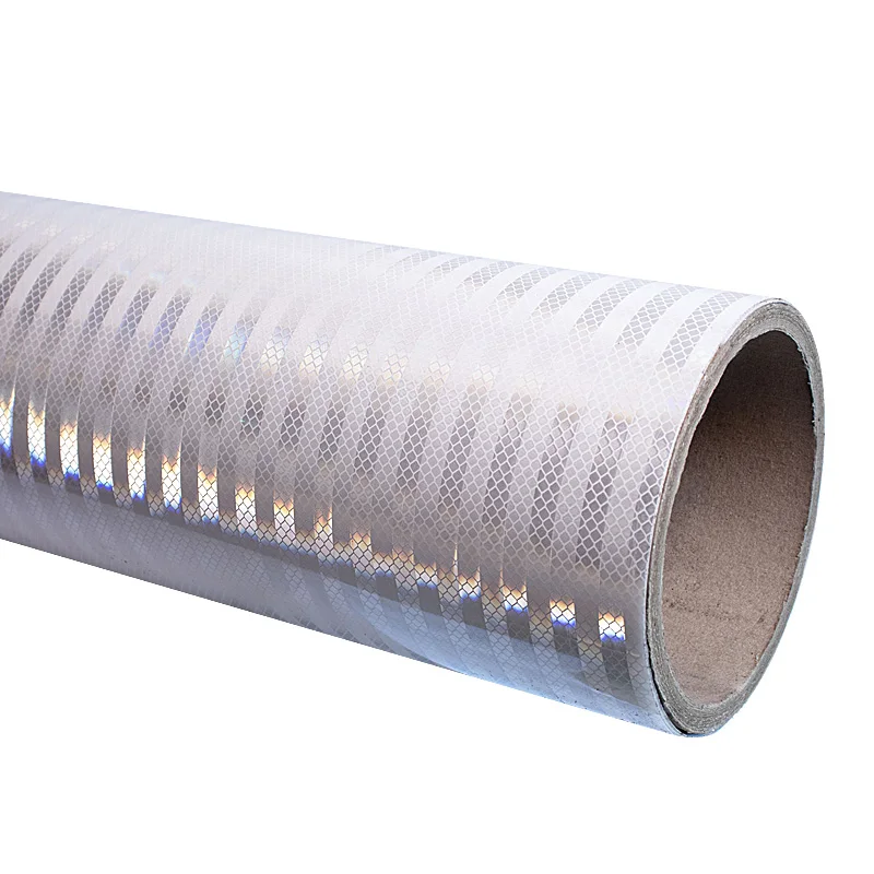 3HAO High Visibility Micro Prismatic Reflective PMMA Film Self-Adhesive Tearable Printable Engineering Grade Traffic Safety factory