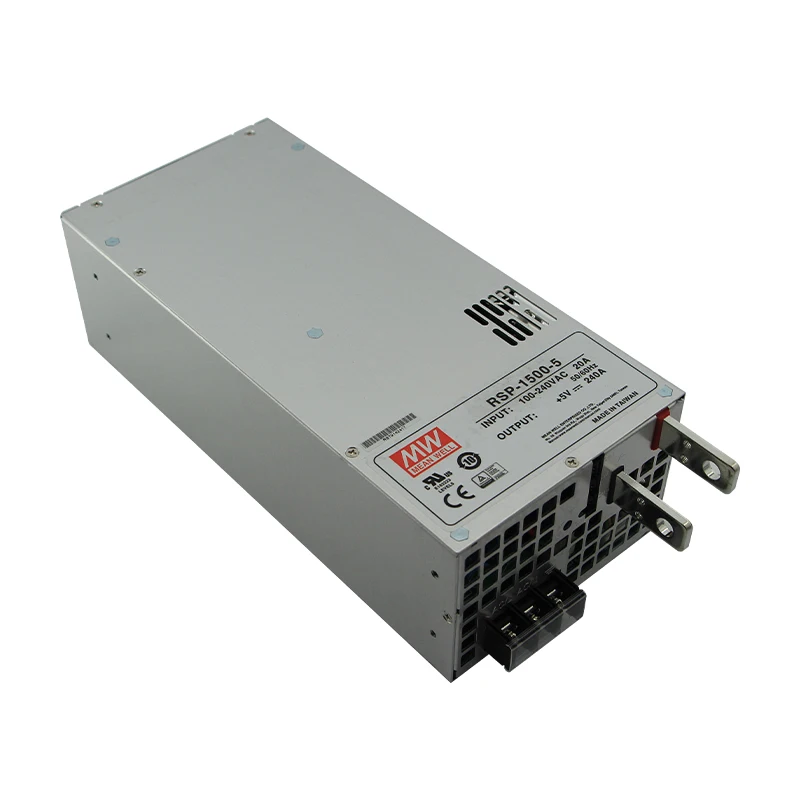 Mean Well Rsp-1500-5 AC to Dc For Industrial Equipment Led Tv Module Enclosed Switching Power Supply