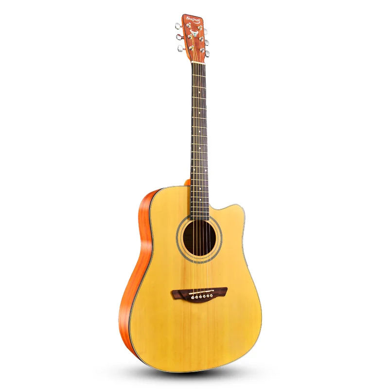 Supug Gd350 41 Inch Spruce Plywood Folk Guitar,Colored Wooden Guitar,Acoustic Guitar Buy