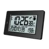 IC380-2 Digital Modern Large LCD Radio Controlled Wall Clock with time setting