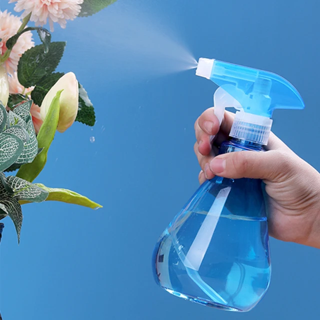 400ml Mavi Ve Kırmızı Pet Hafif Ev Temizlik Tetikli Püskürtücü Pompası
