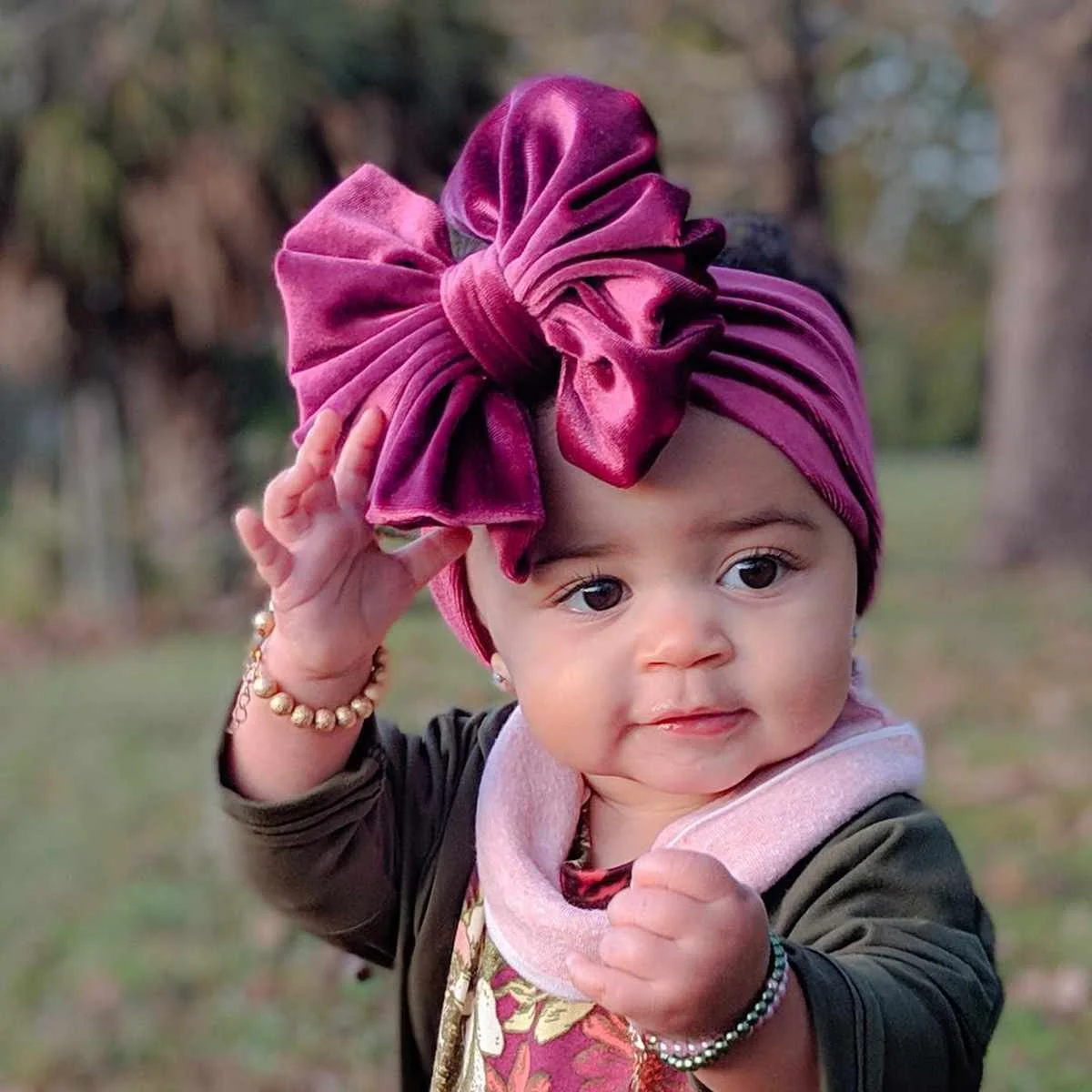 20pcs 6 in Baby Bow Bandeaux solide ruban gros cheveux arcs pour bébé nouveau-né fille environ 15.24 cm 