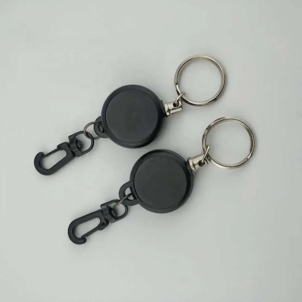 Security Heavy Duty Retractable Key Holder With Metal Key Ring And Key ...