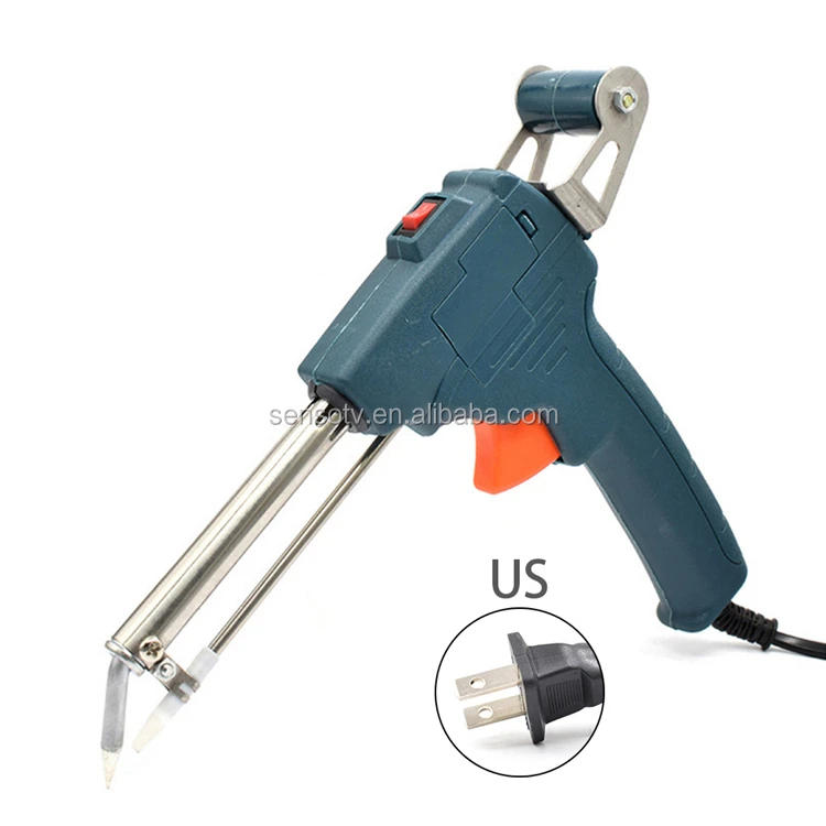 60w Handheld Internal Heating Soldering Iron Gun Automatical Send Tin
