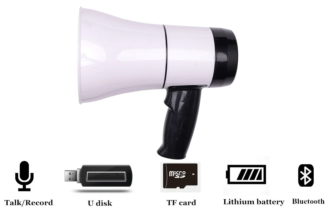 619l Bt Megaphone With Usb Record Music Buy Bt Megaphone,619l Bt