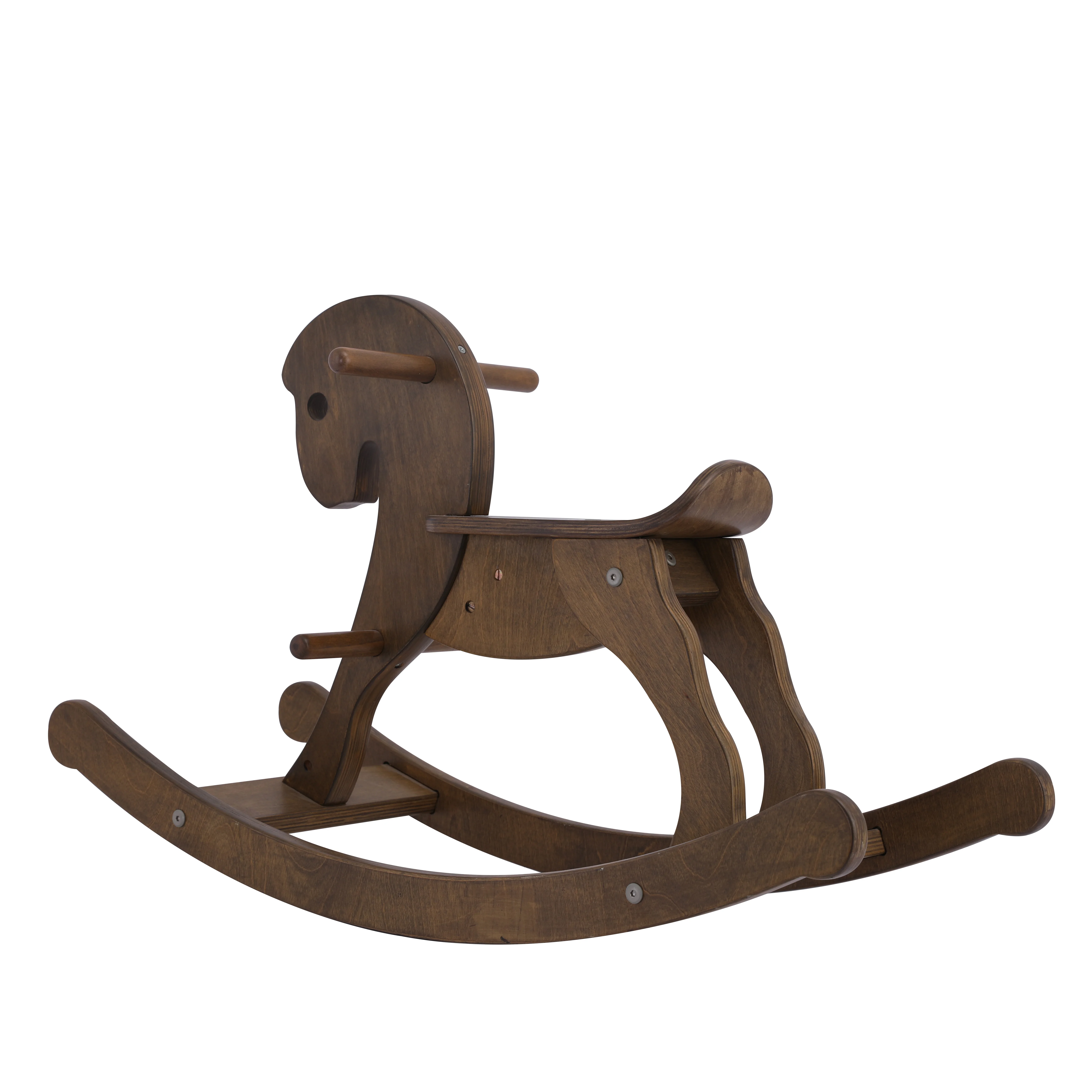 Kids Kindergarten Furniture Wooden Rocking Horse Take Kids Rocking
