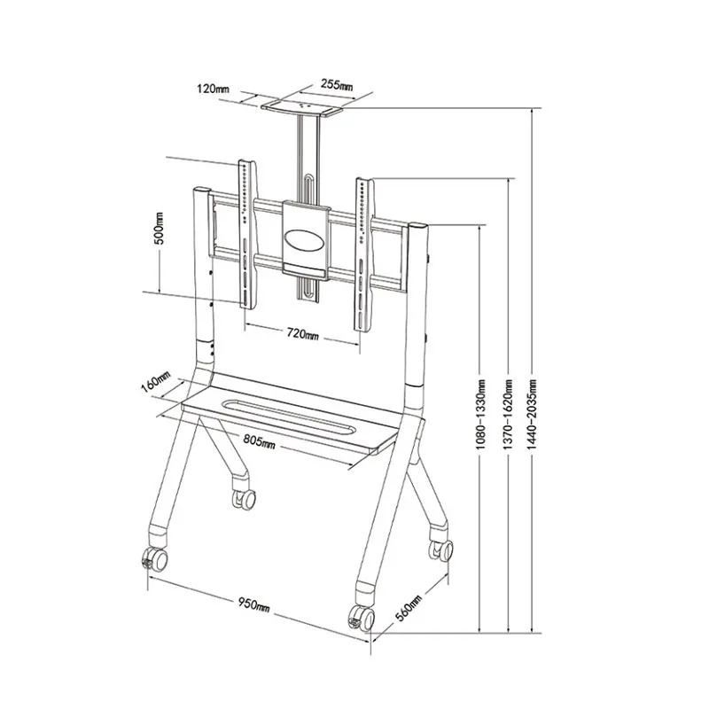 Height Adjustable With Steel Av Shelf Tv Stand Mantel Tv Wall Mounted Stand Staples Tv Stand