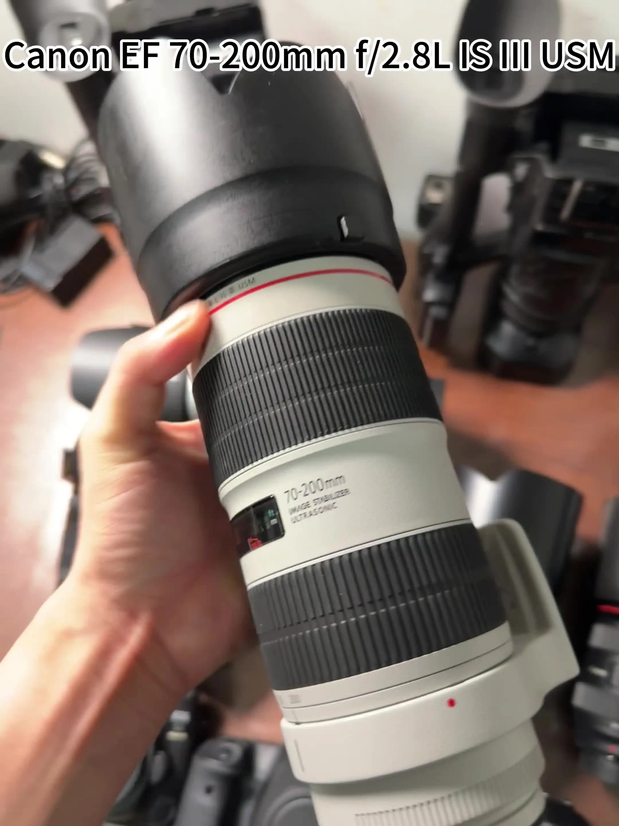 Canon EF 70-200mm F/2.8L IS III USM Telephoto Zoom Lens