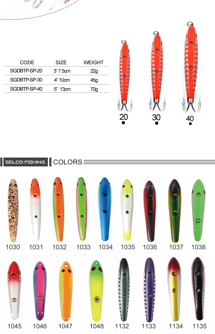 4inch 10cm Drone Spoon Fishing Lure Offshorebait Spoon Trolling Fishing