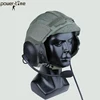 Military two way radio headset DH-132 antiriot helmet tanks headphone