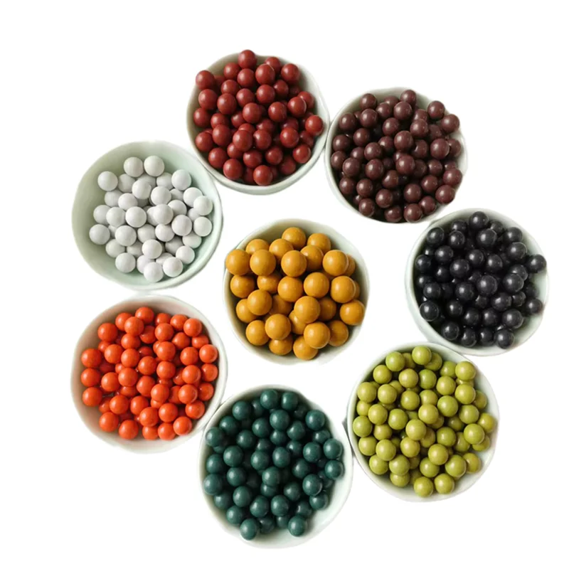 Candy-Colored Clay Slingshot Mud Chips for Outdoor Shooting Practice supplier