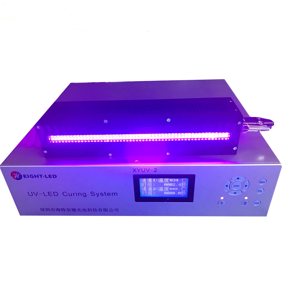 Guangdong HTLD  100w array  365 nm  385 395 405 available high intensity UV LED curing Linear light