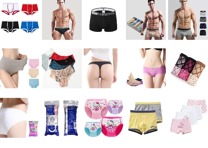 Men's clothing underwear boxer briefs shorts men undergarments