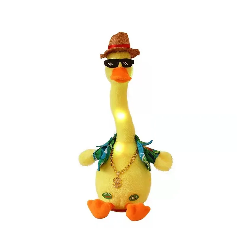 Talking Duck Toy Tik Tok Dacing Repeating Plush Duck Fun Interactive Toys Buy Singing Plush 2016