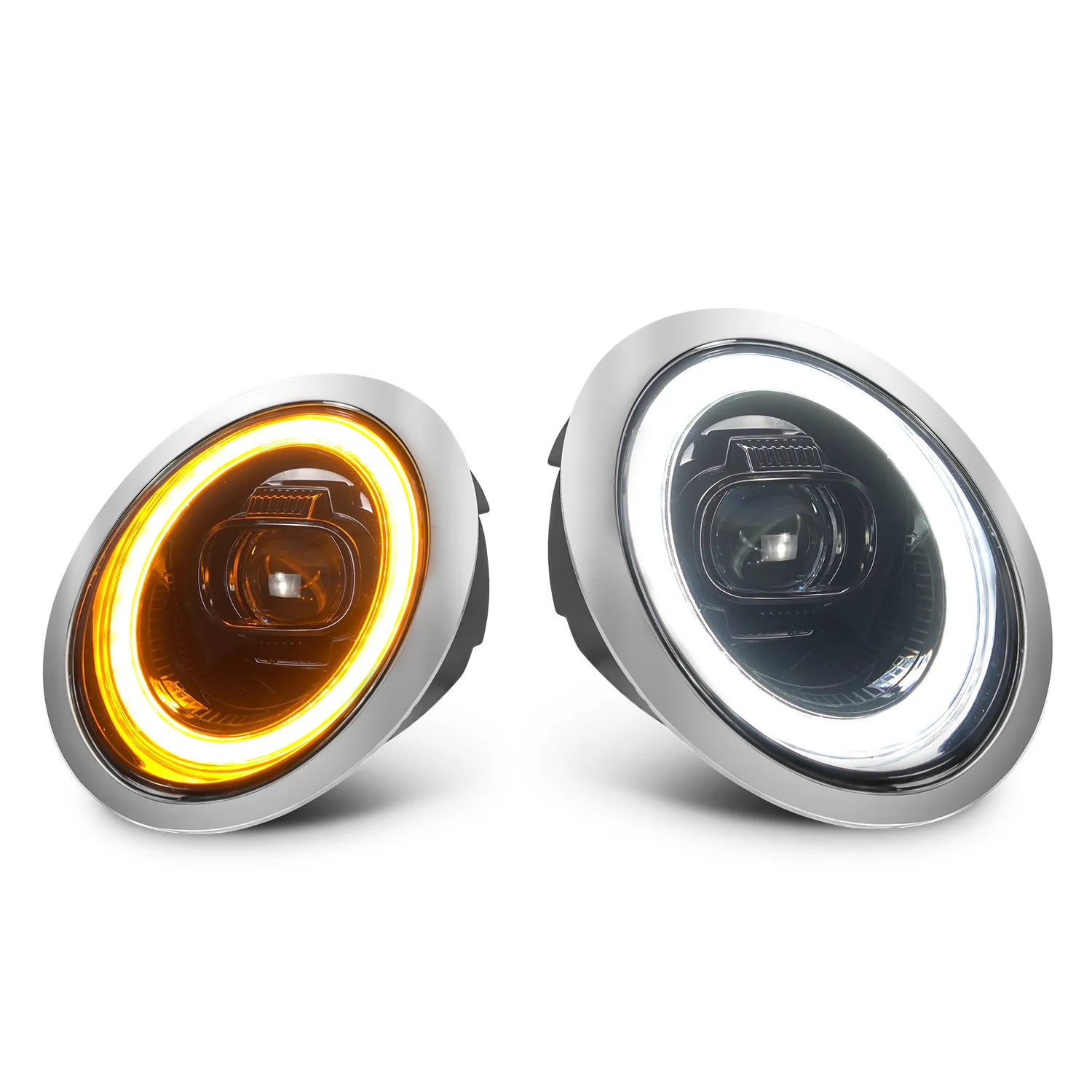 Emark Approved LED R50 JCW Headlight for 2001-2006 Mini Cooper R50 R53 12V White for BMW MINI R50 R52 R53 Front Lamp factory
