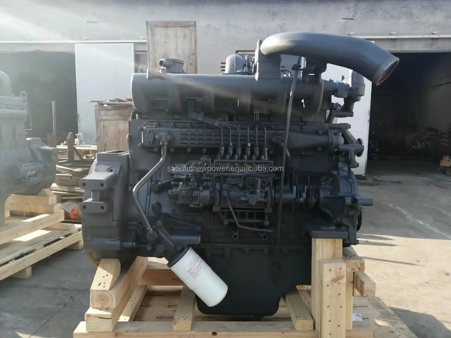 Complete Engine Model De12tis 201-00083 For Doosan Daewoo Solar 420lc ...